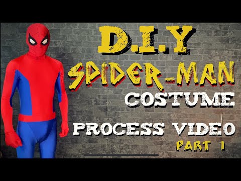 How to Make A Spider-Man Costume Process Video - Part 1