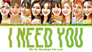 TWICE (트와이스) - I Need You (Color Coded Lyrics) @mfy