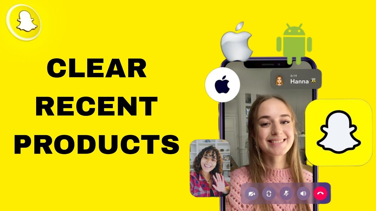 How To Clear Recent Products On Snapchat App - YouTube