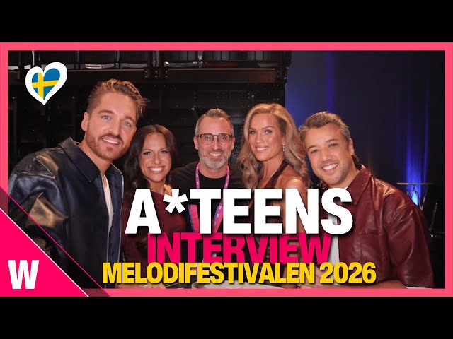 🇸🇪 A*Teens - "Iconic" | Interview @ Melodifestivalen 2026 Artist Launch