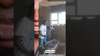 Hed Rather Have Someone Serving Him The Concrete When Plastering