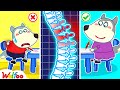 Sit Right – Stay Healthy! 💺 Wolfoo &amp; Mommy Learn Proper Posture | Wolfoo Family