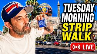 Tuesday Morning LIVE on the Las Vegas Strip Vegas Walk