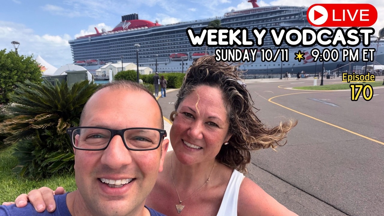 LIVE from Virgin Voyages! 🚢 We’re on Valiant Lady!