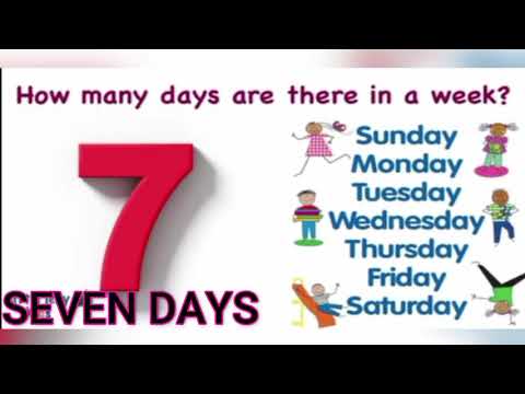 UKG, GENERAL  KNOWLEDGE - DAYS OF A WEEK