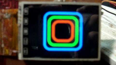 TFT GLCD 2.8" MICROCHIP