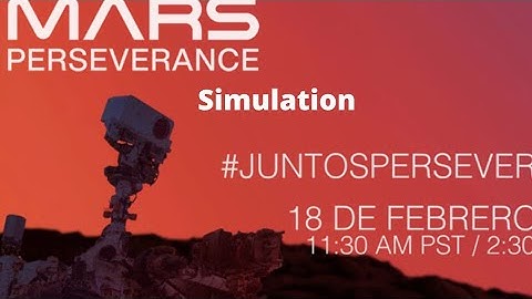 Perseverance landing simulation|NASA|7 minutes of terror|