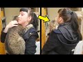 Огромный кот обнял женщину в приюте и не отпускал! Как будто умолял забрать его!