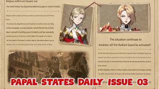 PAPAL STATES DAILY - ISSUE 03 - UNREST IN BELL CITY [SWORD OF CONVALLARIA]