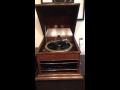 Columbia grafonola gramophone patefon playing  nat king cole thats my girl