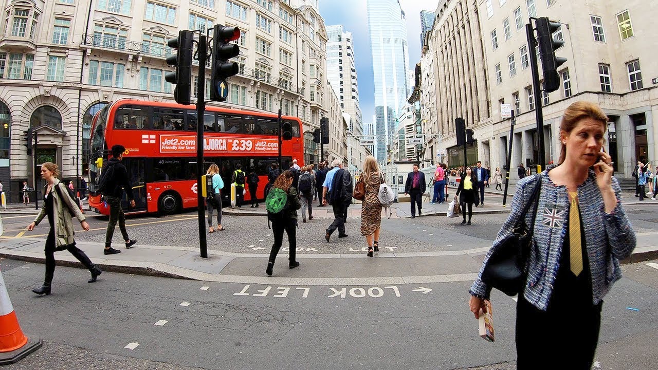 LONDON WALK — South Bank to Financial District via London Bridge【4K】🇬🇧