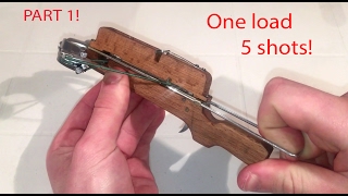 How To Make a Full Compound Repeating Micro Crossbow | PART 1