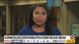 Bloomington limits scooter hours after IU student dies hit and run