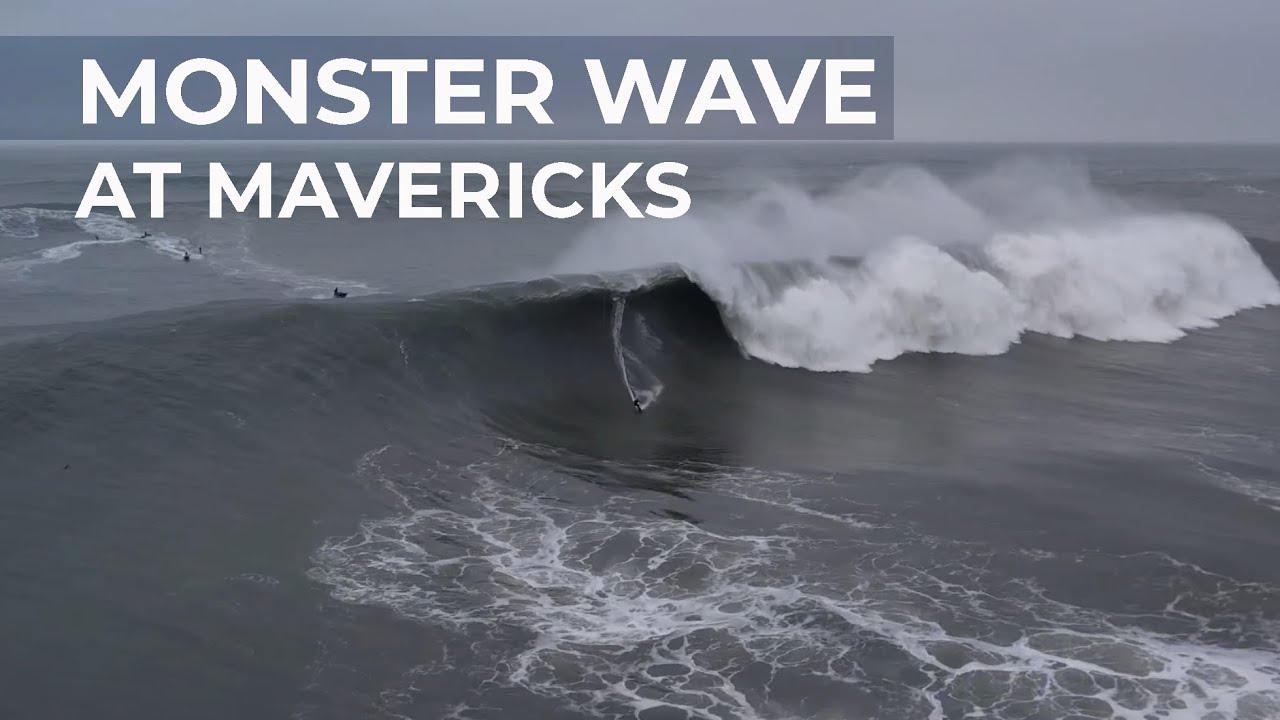 Long Beach gets rare waves with mega swell — and they glowed at