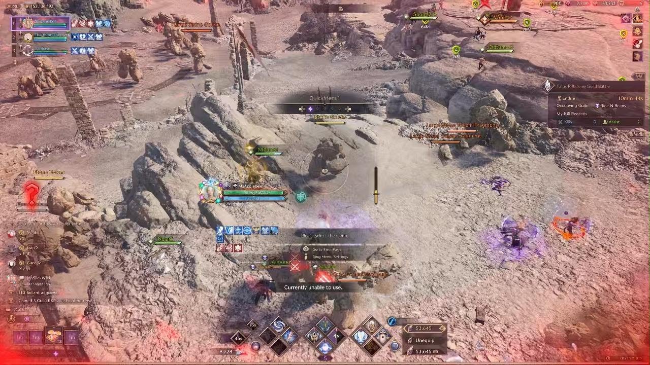 Throne And Liberty gvg vrs ricz n beanz