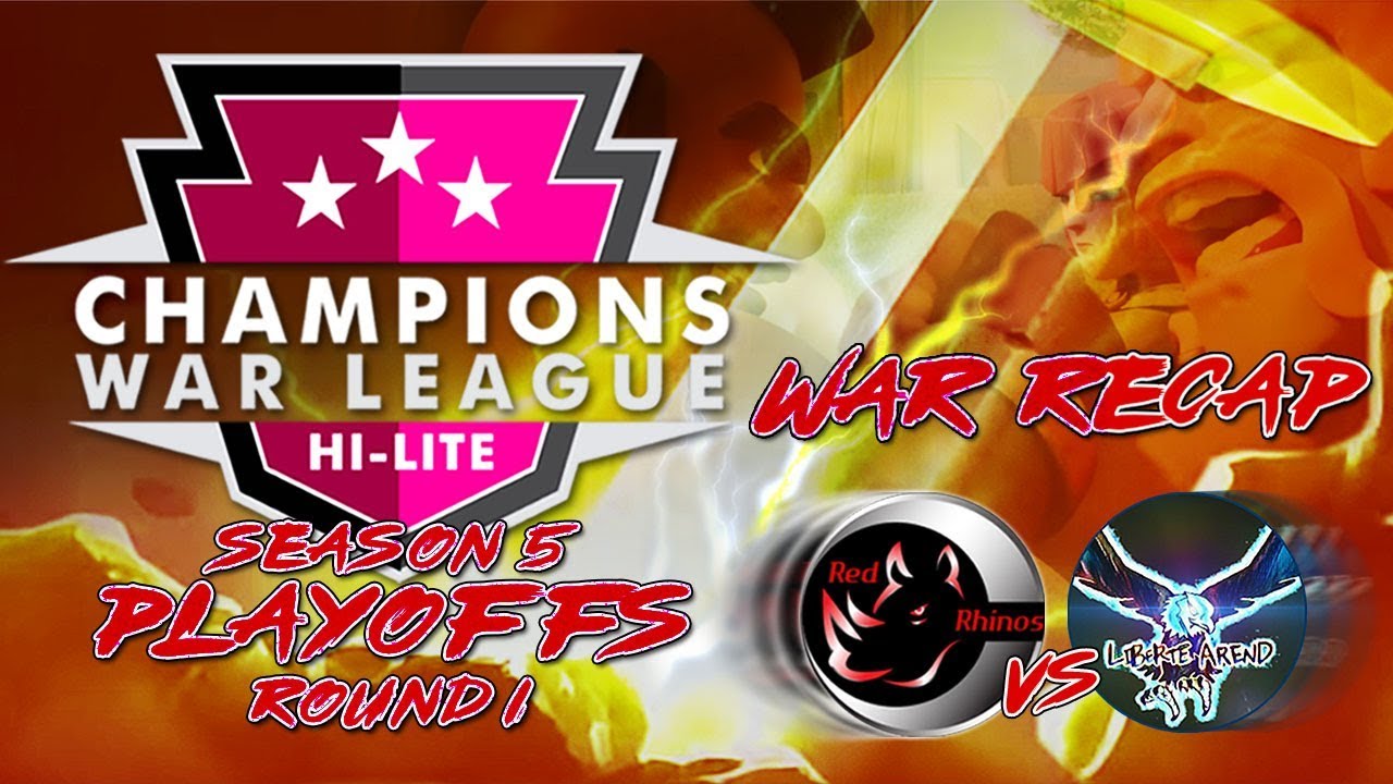 CWL Season 5 - Hi Lite - Playoffs R1 - Red Rhinos vs Liberte Arend