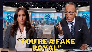 Lester Holt Confronts Meghan Markle on NBC Nightly News After Heated On-Air Argument