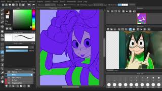 Tsuyufroppy Digital Drawing Timelapse