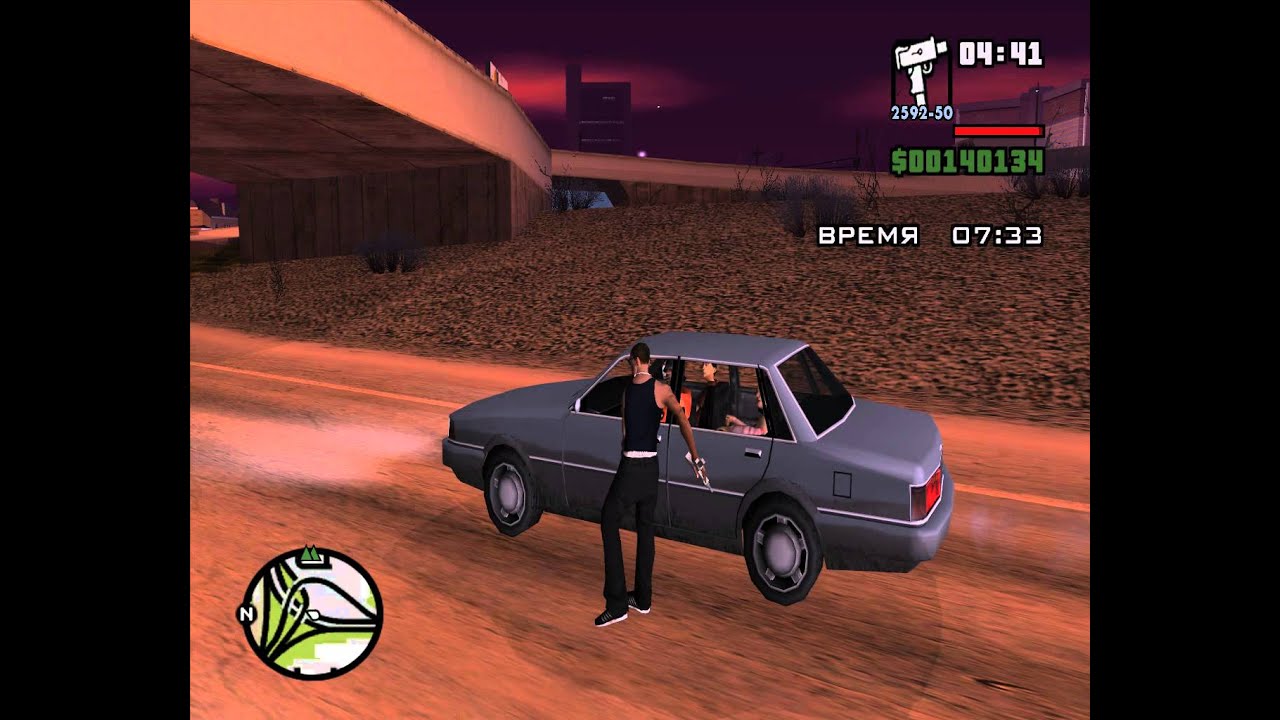 GTA San Andreas: Миссия - Полицейские колеса - YouTube