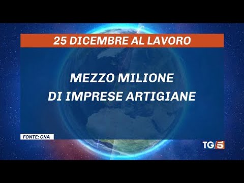 26 12 22 Lavoro Natale CANALE 5 TG5 0800