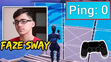 FaZe Sway *SINGS* His Intro & Shows *FASTEST* BUILDING and EDITING SPEED In Fortnite Chapter 2!