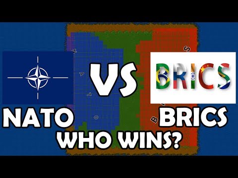 AOC2: NATO Vs BRICS Who Wins? GRID 1024 Timelapse AI Only