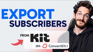 How to EXPORT SUBSCRIBERS from ConvertKit (Step by Step) 2025