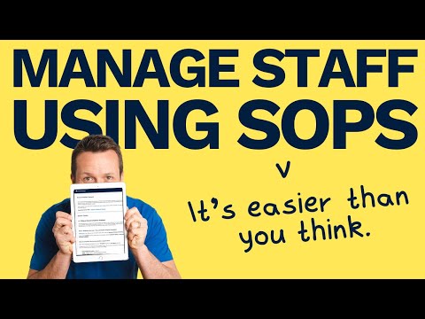 How To Manage Staff In A Small Business Using SOPs