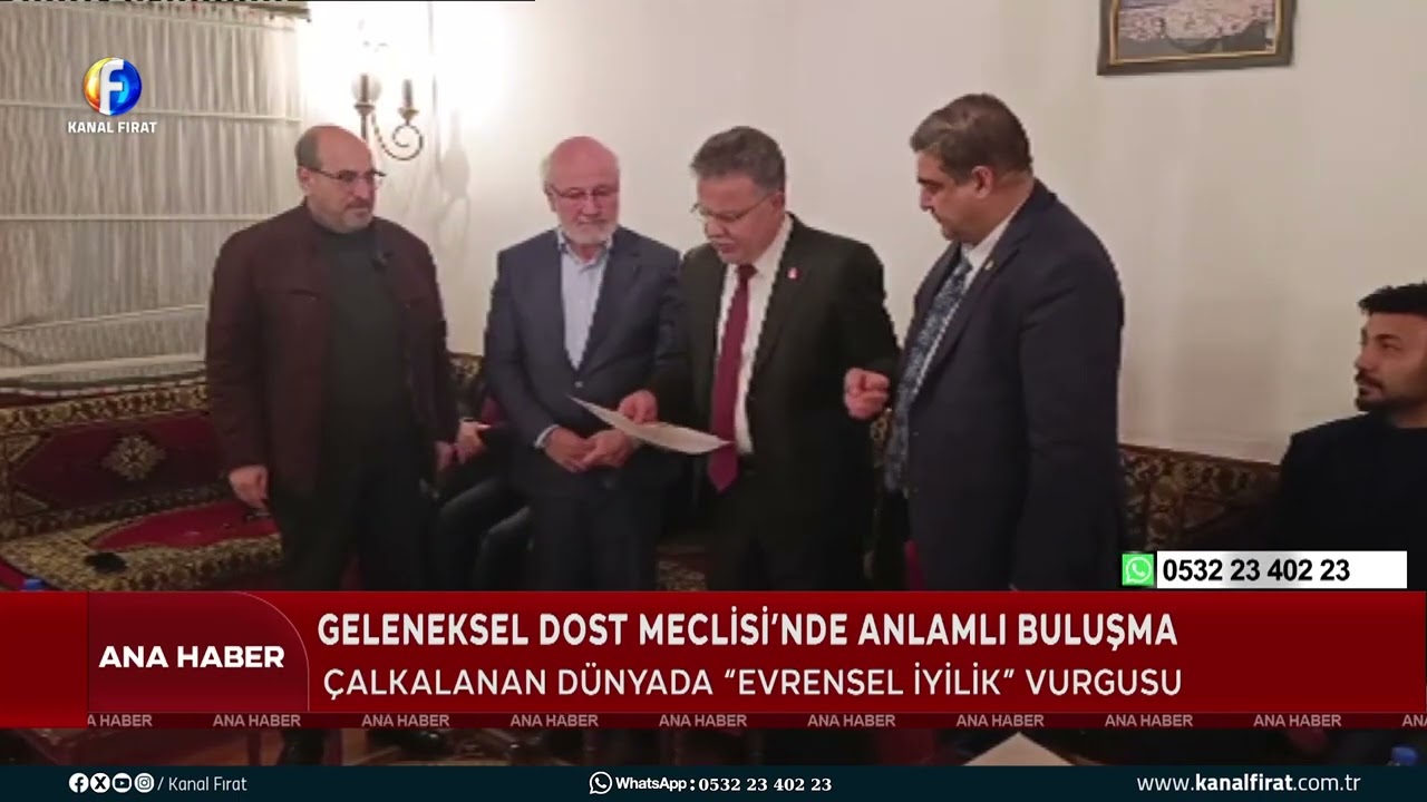 Ana Haber I Geleneksel Dost Meclisi’nde Anlamlı Buluşma 19 01 2026