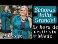 MODA PARA SEÑORAS TALLA GRANDE| SEÑORAS GORDITAS 50 60 70 AÑOS| FASHION LADIES PLUS SIZE