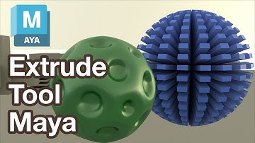 How to Extrude Faces in Maya Tutorial