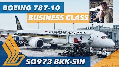 BOEING 787-10 Dreamliner Singapore Airlines NEW Business Class FLIGHT REVIEW SQ973 (22.04.18)