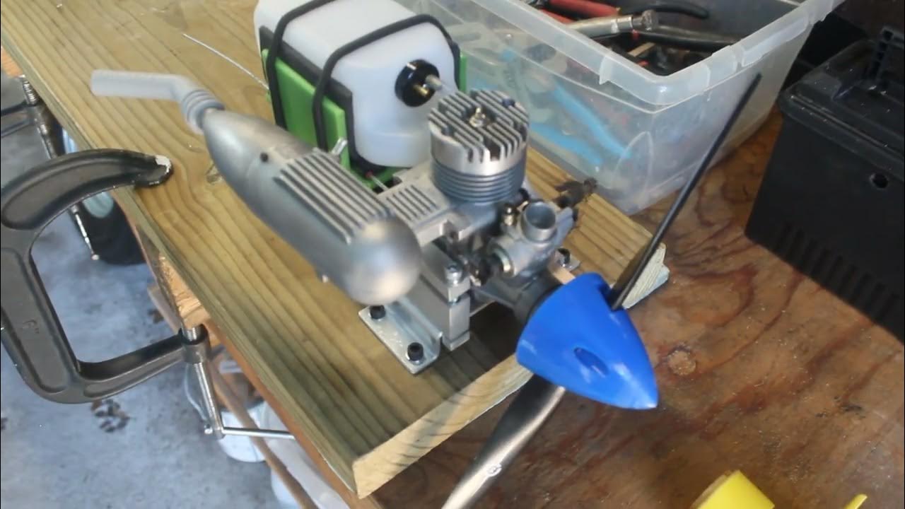 Model Airplane Engine Test Stand OS.61cu in YouTube