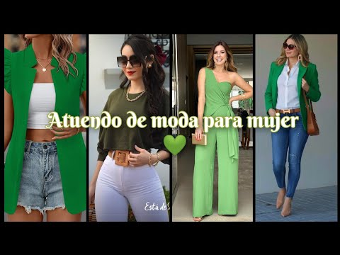 IDEAS DE OUTFITS CON VERDE 💚) CÓMO CONVINAR UNA PRENDA VERDE #ideasoutfits #atuendos #OUTFITS #TREND