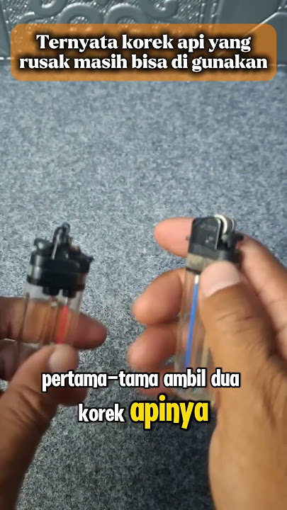 Korek api yang rusak masih bisa di gunakan!#idekreatif #tutorial #shorts