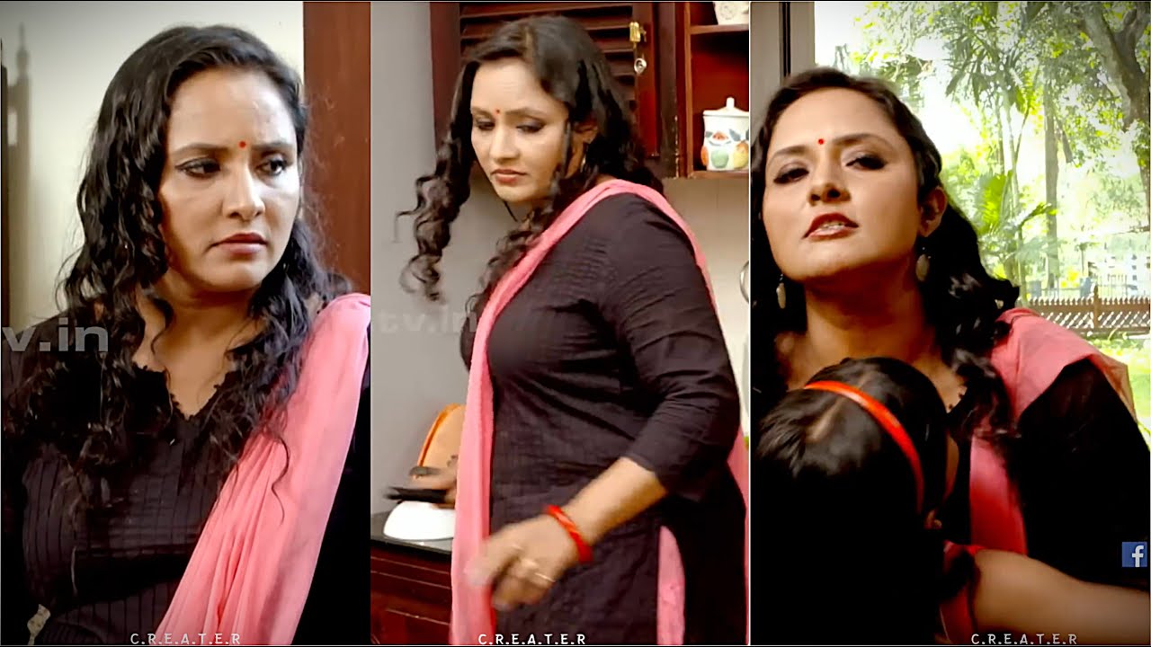 Nisha sarangh in uppum mulakum 4k