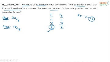 Permutations and Combinations | Advanced Example - 5 | Quantitative Aptitude | TalentSprint