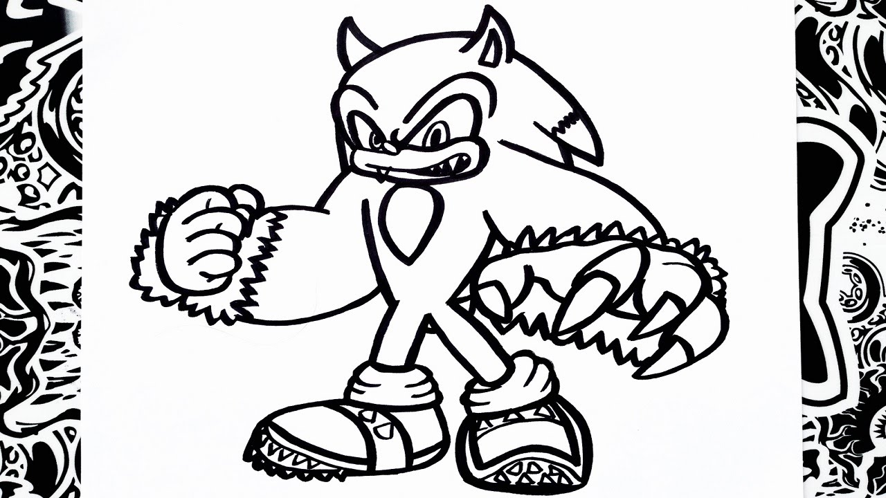 Pin de Mariela Lagos en Sonic para colorear  Sonic para colorear, Dibujos,  Lobo para pintar