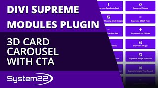 Divi Supreme Modules 3D Card Carousel With CTA 👈