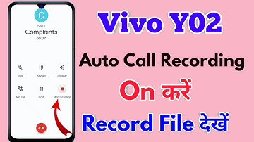 how to auto call recording vivo y02 | vivo y02 me auto call recording kaise kare