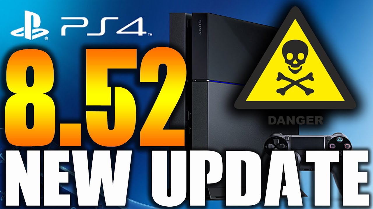 New Ps4 8 52 System Software Error Warning Problem Youtube