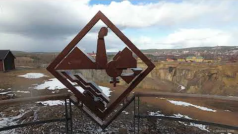 [4K] Walking in Falu Gruva, Falun, SWEDEN