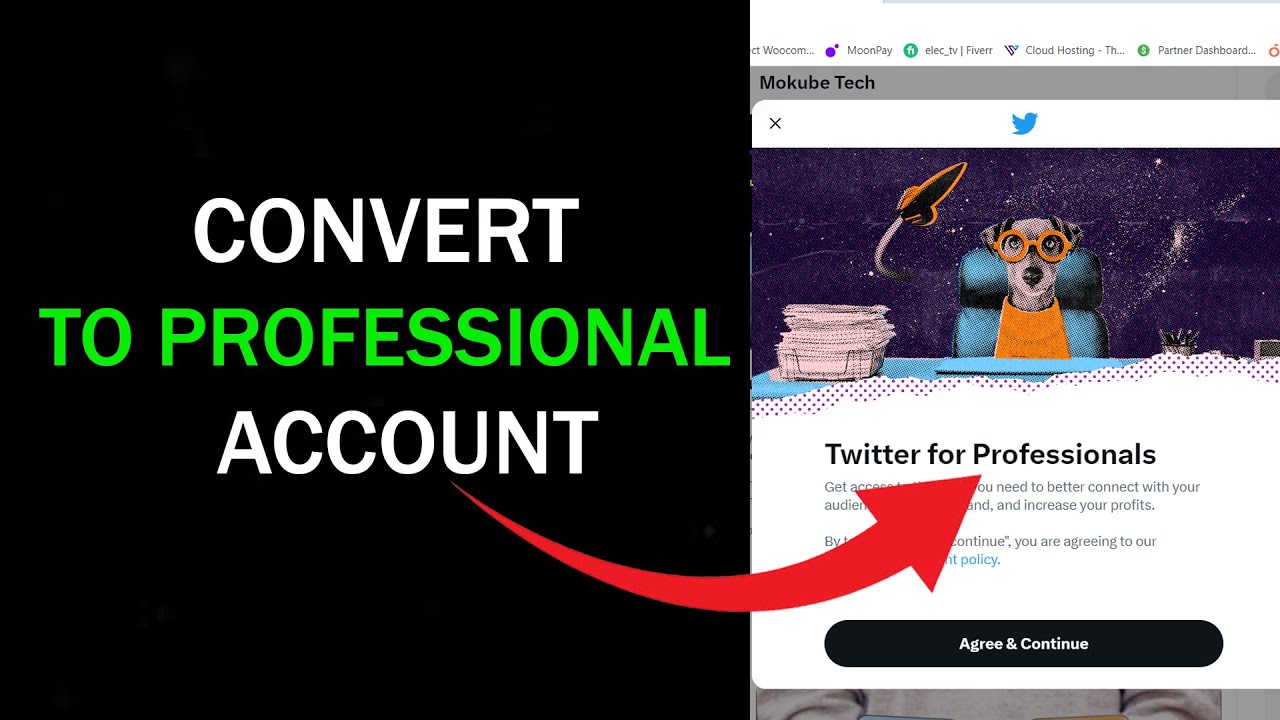 How To switch Twitter Profile To Professional Account