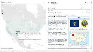 Tableau- based on selection of states in mab, displaying wikipedia page
