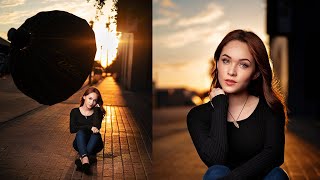 BTS #29 - Golden Tone OCF Portrait w/o Gels (ft. Godox AD300 Pro)