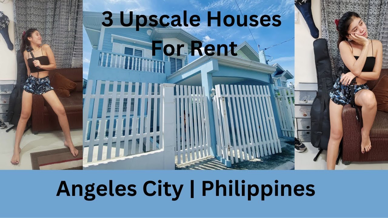 3 UPSCALE Houses for Rent ANGELES CITY Timog Residences YouTube