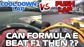 Is F1 Cool Down Lap STILL FASTER Than FORMULA E??