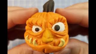 How To Make Pumpkin Clay: Halloween Diy Tutorial