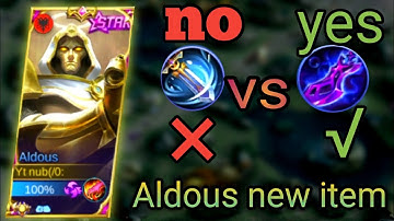 Aldous New One Hit Build 2022 || Aldous Best Build 2022