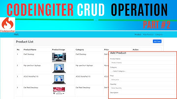 "How to Create CRUD Operations Using CodeIgniter 3 - Complete Guide"
